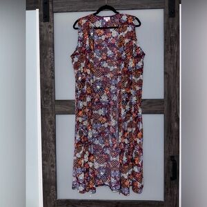 LuLaRoe Colorful Joy Long Vest Large NWOT